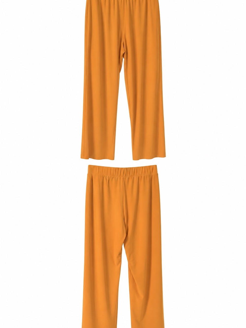 Nina Leonard Medium Pull-On Pants Bundle of 2 Orange and Abstract Print - Picture 4 of 5